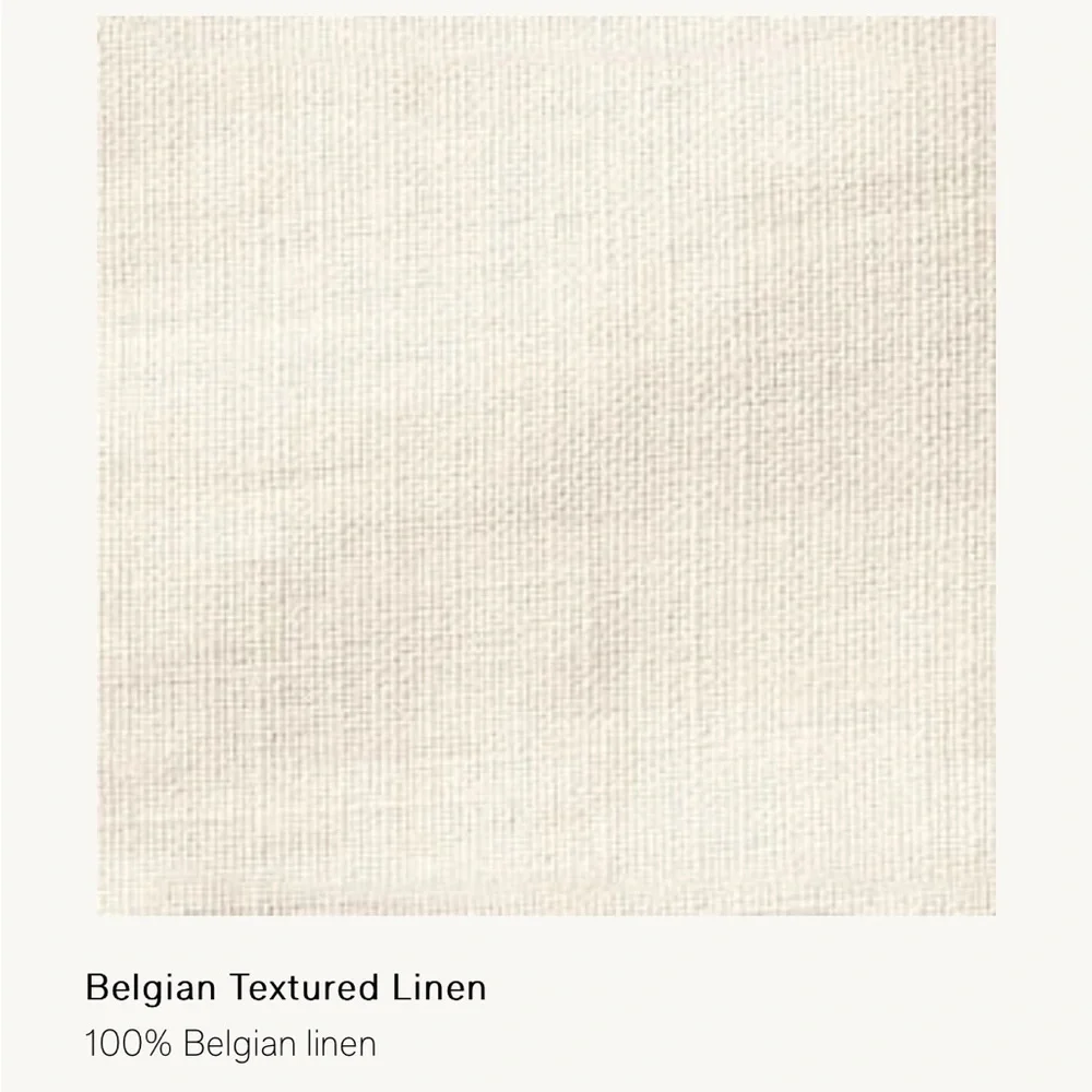 Restoration Hardware BELGIAN TEXTURED LINEN DRAPERY PANEL Natural White 50x84 #2